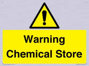 Warning Chemical Store